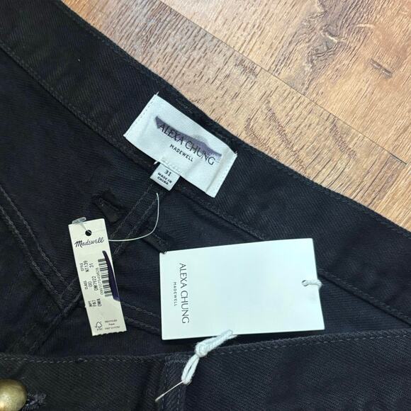 NWT Alexa Chung for Madewell High-Rise Straight Jean in Outridge Wash Size 31 - Picture 6 of 10